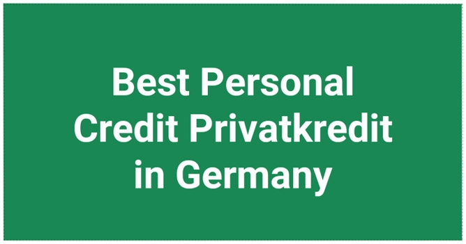 Best Privatkredit Personal Credit in Germany