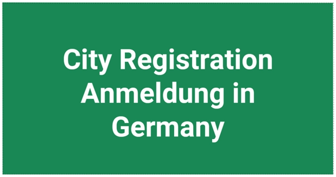 Anmeldung (City Registration) in Germany [2024]