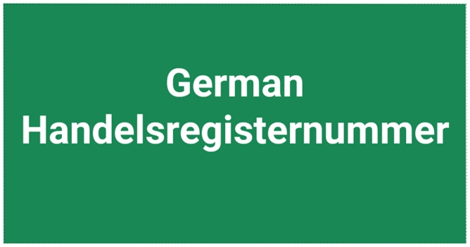 German Handelsregisternummer (Commercial Register Number) - [2024]