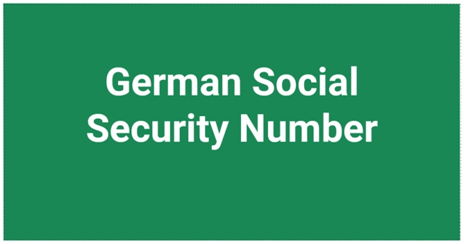 German Social Security Number  Detailed Guide