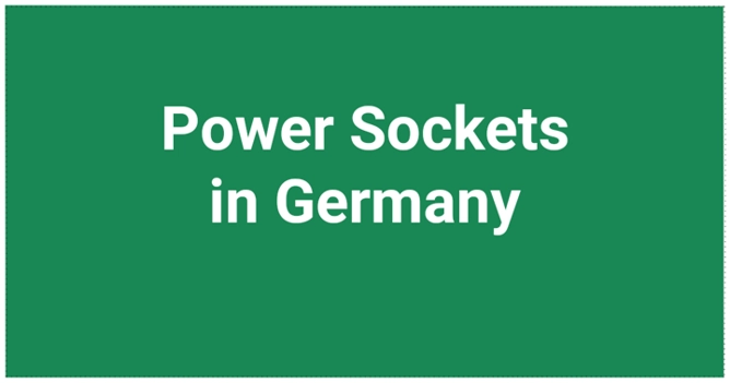 Power Sockets in Germany  All You Need To Know