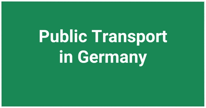 Public Transport in Germany  Complete English Guide